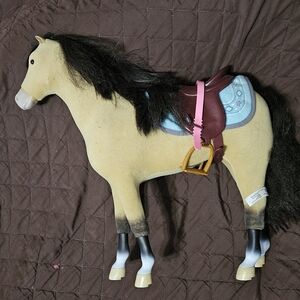 American Girl Horse Doll with Saddle